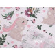 Cotton cloth / muslin fabric, rabbit - White (1 Meter)