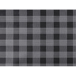 Kodura 600d z powłoką pvc kratka - Czarny (1 Metr)