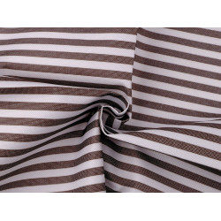Kodura 600d z powłoką pvc paseczki - Brązowy (1 Metr)