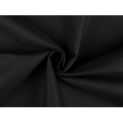 Kodura 600d z powłoką pvc - Czarny (1 Metr)