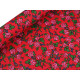 Baumwollstoff/leinen folklore, rosen - Weiß (10 Meter) Baumwollstoff/leinen folklore, rosen - Weiß (10 Meter)