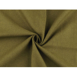 Bawełna surowa - Zielony khaki (1 Metr)