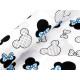 Cotton fabric / canvas - mickey / minnie mouse - White (10 Meters) Cotton fabric / canvas - mickey / minnie mouse - White (10 Meters)