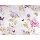 Cotton fabric / canvas flowers - White (1 Meter)