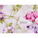 Cotton fabric / canvas flowers - White (1 Meter)