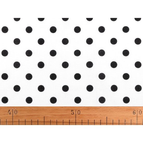 Cotton fabric / canvas, polka dots - Violet (10 Meters)