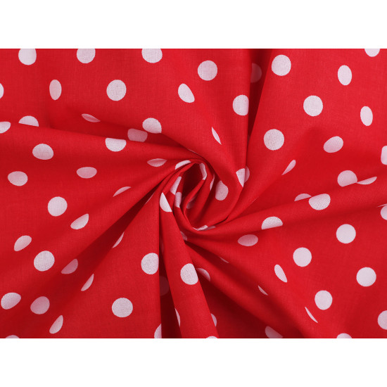 Cotton fabric / canvas, polka dots - Violet (10 Meters)