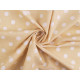 Cotton fabric / canvas, polka dots - Violet (10 Meters)
