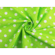 Cotton fabric / canvas, polka dots - Violet (10 Meters)