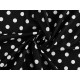 Cotton fabric / canvas, polka dots - Violet (10 Meters)