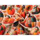 Cotton fabric / canvas with digital print, pumpkin / autumn - Burlap (3 Meters) Cotton fabric / canvas with digital print, pumpkin / autumn - Burlap (3 Meters)