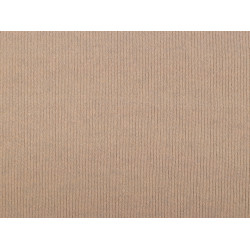 Maille de coton côtelée/tissu fin pour pulls - Beige clair (1 Mètre)