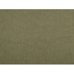 Maille de coton côtelée/tissu fin pour pulls - Kaki (1 Mètre)