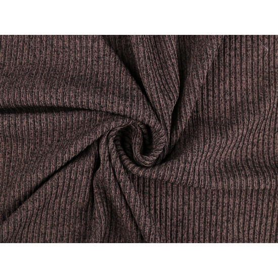 Dzianina żebrowana / swetrowa - Zielony khaki (1 Metr) Dzianina żebrowana / swetrowa - Zielony khaki (1 Metr)
