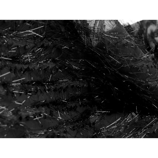 Mousseline avec fil décoratif à effet métallisé - Blanc cassé (5 Mètres) Mousseline avec fil décoratif à effet métallisé - Blanc cassé (5 Mètres)