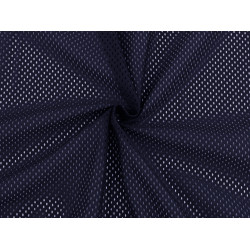 Clothing mesh knitted fabric - Blue dark (1 Meter)