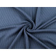 Maille de coton côtelée - Bleu cendre (1 Mètre) Maille de coton côtelée - Bleu cendre (1 Mètre)