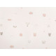 Cotton knit fabric, animals, width 200 cm - Off white (1 Meter) Cotton knit fabric, animals, width 200 cm - Off white (1 Meter)
