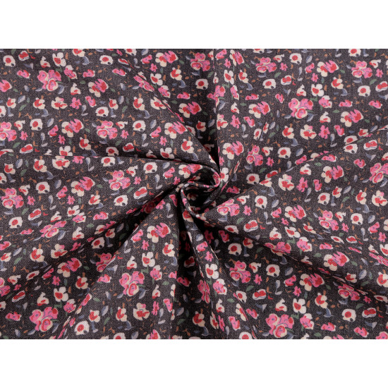 Coarse cotton fabric with an admixture of linen - Grey (10 Meters) Coarse cotton fabric with an admixture of linen - Grey (10 Meters)