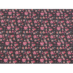 Coarse cotton fabric with an admixture of linen - Grey (1 Meter)