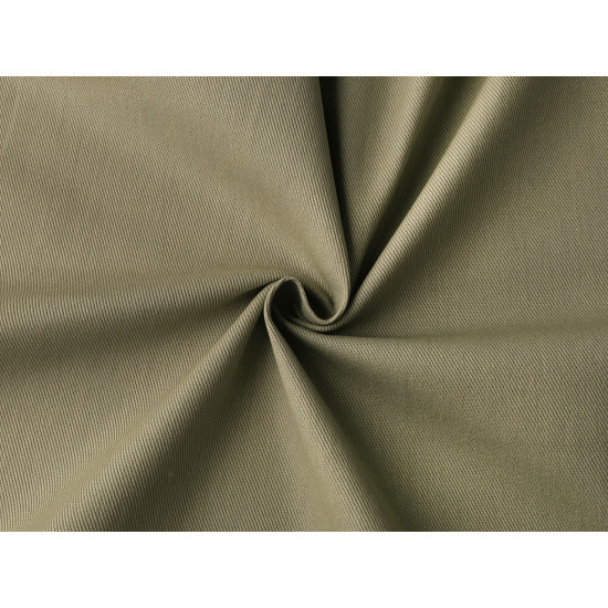 Coarse cotton fabric/canvas with twill weave - Green khaki (1 Meter) Coarse cotton fabric/canvas with twill weave - Green khaki (1 Meter)