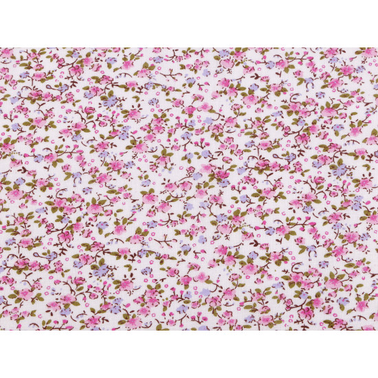 Baumwollstoff mit kleinen blumen - Hellblau (1 Meter) Baumwollstoff mit kleinen blumen - Hellblau (1 Meter)