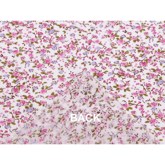 Baumwollstoff mit kleinen blumen - Hellblau (1 Meter) Baumwollstoff mit kleinen blumen - Hellblau (1 Meter)