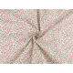 Cotton fabric / canvas with small flowers - Creamy light (1 Meter) Cotton fabric / canvas with small flowers - Creamy light (1 Meter)