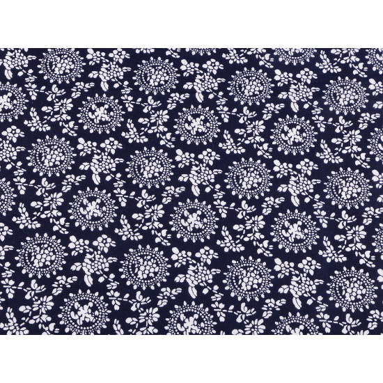 Cotton fabric / canvas, blueprint, plant - Blue dark (10 Meters) Cotton fabric / canvas, blueprint, plant - Blue dark (10 Meters)