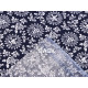 Cotton fabric / canvas, blueprint, plant - Blue dark (10 Meters) Cotton fabric / canvas, blueprint, plant - Blue dark (10 Meters)