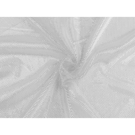 Decorative mesh elastic / mesh knit with shine - Black (1 Meter)