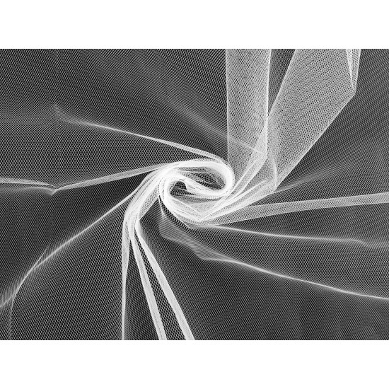 Fine tulle for clothing / decorating width 300 cm - Black (1 Meter)
