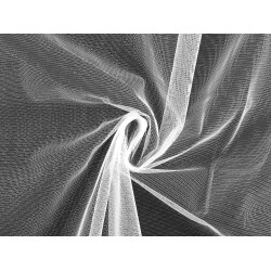 Tulle for clothing / decorating width 300 cm - White (1 Meter)