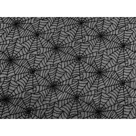 Tesatura cu lurex pânză de păianjen - Negru (5 Metri)