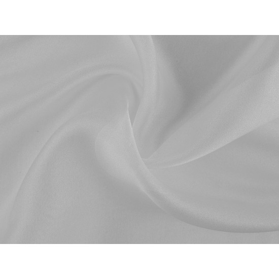 Organza dekoracyjna z połyskiem - Srebrny (10 Metry) Organza dekoracyjna z połyskiem - Srebrny (10 Metry)