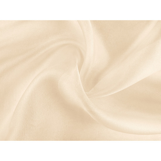 Organza dekoracyjna z połyskiem - Srebrny (10 Metry) Organza dekoracyjna z połyskiem - Srebrny (10 Metry)