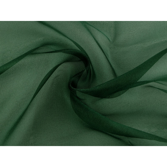 Organza dekoracyjna z połyskiem - Srebrny (10 Metry) Organza dekoracyjna z połyskiem - Srebrny (10 Metry)