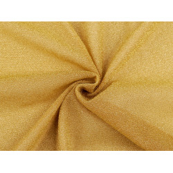 Maille douce avec lurex - Or (1 Mètre)