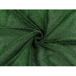 Maille douce avec lurex - Vert (1 Mètre)