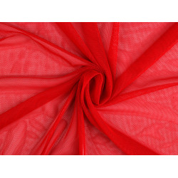 Mousseline tricotée épaisse - Rouge (1 Mètre)