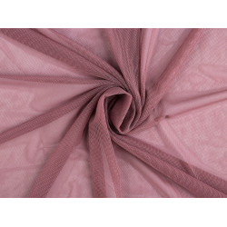 Mousseline tricotée épaisse - Rose vintage (1 Mètre)
