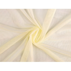 Mousseline tricotée épaisse - Crème clair (1 Mètre)