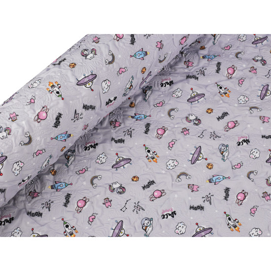 Reinforced crumpled polyester fabric, creased 3d effect, universe - Lightgrey (1 Meter) Reinforced crumpled polyester fabric, creased 3d effect, universe - Lightgrey (1 Meter)