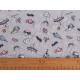 Reinforced crumpled polyester fabric, creased 3d effect, universe - Lightgrey (1 Meter) Reinforced crumpled polyester fabric, creased 3d effect, universe - Lightgrey (1 Meter)