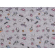 Reinforced crumpled polyester fabric, creased 3d effect, universe - Lightgrey (1 Meter) Reinforced crumpled polyester fabric, creased 3d effect, universe - Lightgrey (1 Meter)