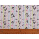 Reinforced crumpled polyester fabric, creased 3d effect, unicorn - Pale pink (1 Meter) Reinforced crumpled polyester fabric, creased 3d effect, unicorn - Pale pink (1 Meter)