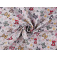 Reinforced crumpled polyester fabric, creased 3d effect, teddy bear - Very light grey (1 Meter) Reinforced crumpled polyester fabric, creased 3d effect, teddy bear - Very light grey (1 Meter)