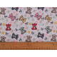 Reinforced crumpled polyester fabric, creased 3d effect, teddy bear - Very light grey (1 Meter) Reinforced crumpled polyester fabric, creased 3d effect, teddy bear - Very light grey (1 Meter)