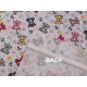 Reinforced crumpled polyester fabric, creased 3d effect, teddy bear - Very light grey (1 Meter) Reinforced crumpled polyester fabric, creased 3d effect, teddy bear - Very light grey (1 Meter)