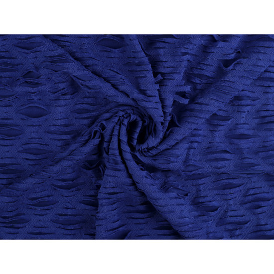 Sport-strickstoff/bademodestoff mit cut-outs - Saphir blau (1 Meter) Sport-strickstoff/bademodestoff mit cut-outs - Saphir blau (1 Meter)